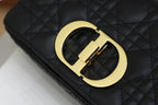 DIOR SMALL CARO BAG BALCK SUPPLE CANNAGE CALFSKIN