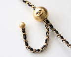 CHANEL FLAP BAG 20CM GOLD HARDWARE BLACK LAMBSKIN