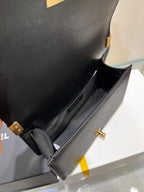 CHANEL BOY BAG MEDIUM 25 BLACK CAVIAR GOLD HARDWARE
