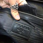 BRIEFCASE 38 IN BLACK SMOOTH LAMBSKIN