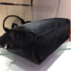 PRADA SHOPPING BAG 40 IN BLACK NYLON FABRIC
