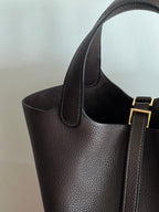 Hermès Picotin Lock 18 – Ébène Dark Brown with Gold Hardware