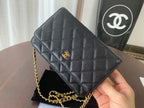 CHANEL WOC 19CM BLACK CAVIAR GOLD HARDWARE