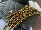CHANEL WOC 19CM BLACK CAVIAR GOLD HARDWARE