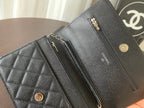 CHANEL WOC 19CM BLACK CAVIAR SILVER HARDWARE