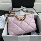 CHANEL 26 SMALL BAG IN LIGHT PINK CALFSKIN