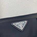 PRADA SMALL 27 SHOULDER BAG IN BLACK RE-NYLON