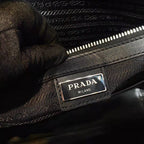 PRADA 38 BRIEFCASE IN BLACK SAFFIANO LEATHER