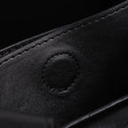 PRADA 18 DYNAMIQUE LOGO TOTE BAG IN BLACK CALFSKIN
