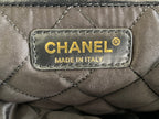 CHANEL LARGE 42 BAG IN BLACK CALFSKIN GOLD HARDWARE