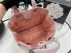 CHANEL DEAUVILLE LARGE 38 TOTE BAG IN LIGHT PINK CANVAS