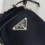 PRADA PHONE BAG 18 IN BLACK RE-NYLON