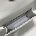 CHANEL 23P Flap Bag 19cm White Caviar Gold Hardware