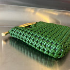 BOTTEGA VENETA SARDINE 29 BAG IN GREEN LAMBSKIN