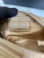 PRA CLUTCH 12 IN TAN BROWN RE-NYLON