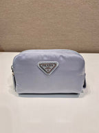 PRA CLUTCH 12 IN LIGHT GREY RE-NYLON