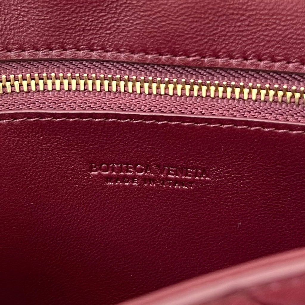 ANDIAMO 21 IN BURGUNDY RED LAMBSKIN