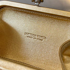 SILVER KNOT 19 IN GOLDEN LAMBSKIN
