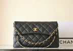 CHANEL 25S TOTE 36 CM IN BLACK LAMBSKIN WITH GOLD HARDWARE
