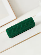 CHANEL KELLY MINI 19 SHOPPING BAG IN GREEN FOREST CALFSKIN