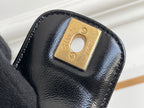 CHANEL MEDIUM 23 BAG WITH HANDLE IN BLACK LAMBSKIN