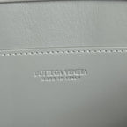 LARGE CASSETTE POUCH 35 IN CORDUROY GRAY CALFSKIN