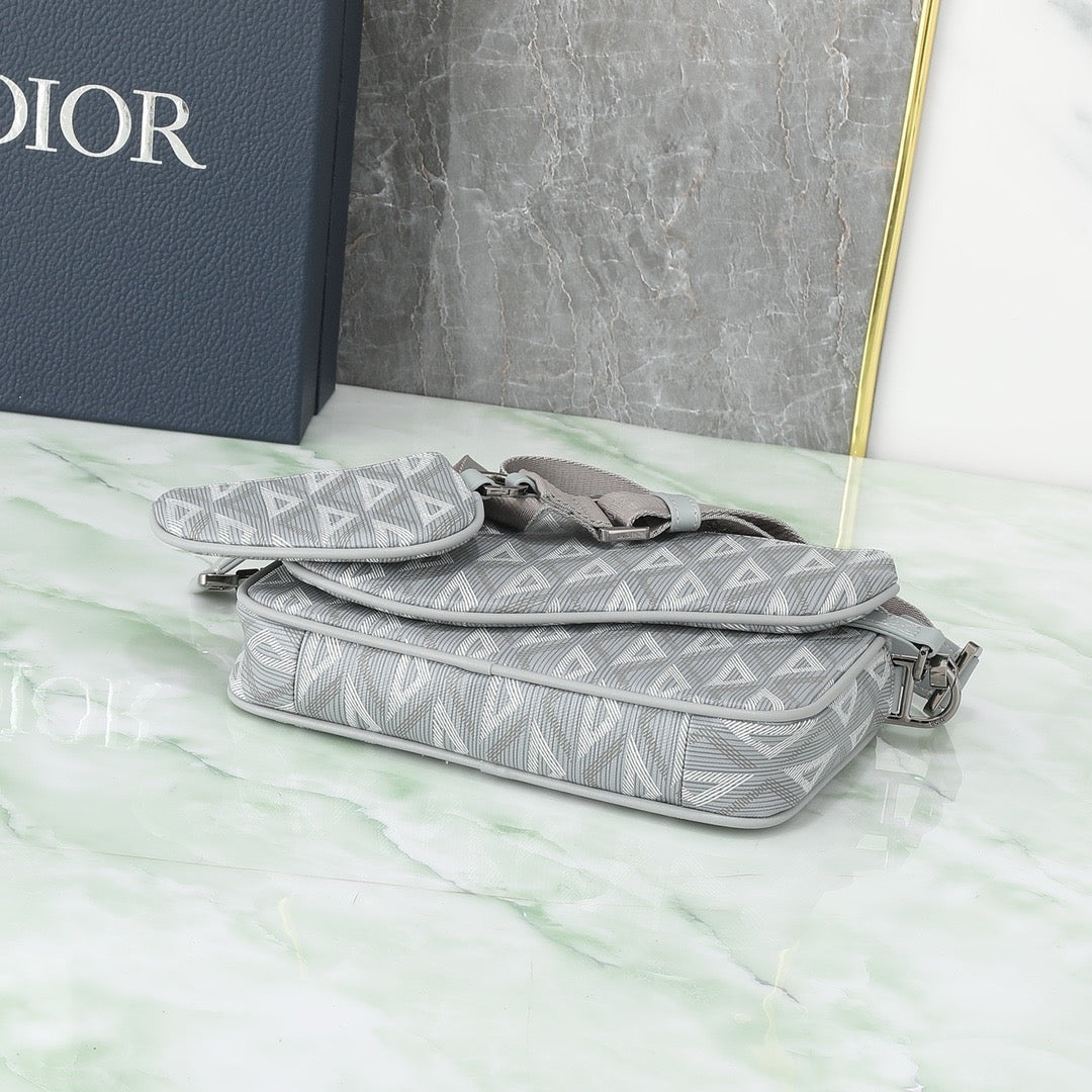 CD Diamond Messenger Bag