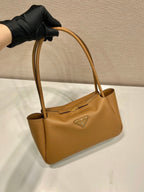 PRADA 28 LARGE BEIGE CALFSKIN HANDBAG
