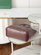 SAINT LOUIS MM 30CM BURGUNDY CANVAS
