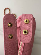 CHANEL TOP HANDLE BAG 19 IN PINK GRAINED CALFSKIN
