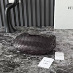 BOTTEGA VENETA 25S MINI JODIE 26 IN CHOCOLATE BROWN CALFSKIN