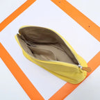 HERM Medium Bolide Travel Case In Yellow Cotton