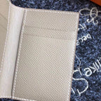 HERM MC¬≤ Euclide Card Holder In Taupe Epsom Leather