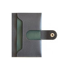 HERM R.M.S Card Holder in Blue Nuit Evergrain Calfskin