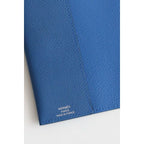 HERM R.M.S Passport Holder in Blue France Evercolor Calfskin