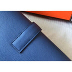 HERM Jige Elan 29 Clutch In Blue Agate Epsom Leather