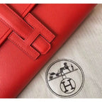 HERM Jige Elan 29 Clutch In Red Epsom Leather