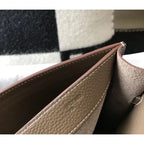HERM Kelly Depeche 38 Briefcase In Taupe Calfskin