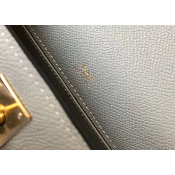 HERM Kelly Pochette Bag In God Epsom Leather