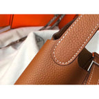 HERM Picotin Lock 18 Bag In Gold Clemence Leather