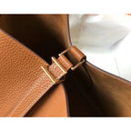 HERM Picotin Lock 22 Bag In Gold Clemence Leather