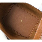 HERM Picotin Lock 22 Bag In Gold Clemence Leather