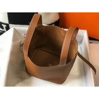 HERM Picotin Lock 22 Bag In Gold Clemence Leather