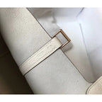 HERM Picotin Lock 22 Bag In Beton Clemence Leather