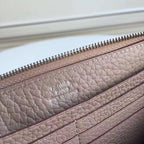 HERM Grey Clemence Azap Zipped Wallet