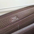 HERM Etoupe Clemence Azap Zipped Wallet