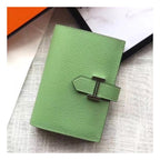 HERM Bearn Mini Wallet In Vert Criquet Epsom Leather