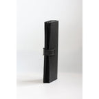HERM Bearn Long Handmade Wallet in Black Epsom Calfskin