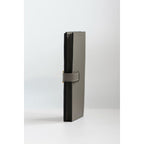 HERM Bearn Long Handmade Wallet in Etain Swift Calfskin