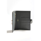 HERM Bearn Compact Wallet in Graphite Matte Alligator Leather